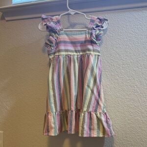 Cat & Jack Pastel Striped Kids Dress